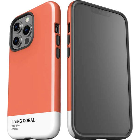 Living Coral iPhone 15 Pro Impact Case